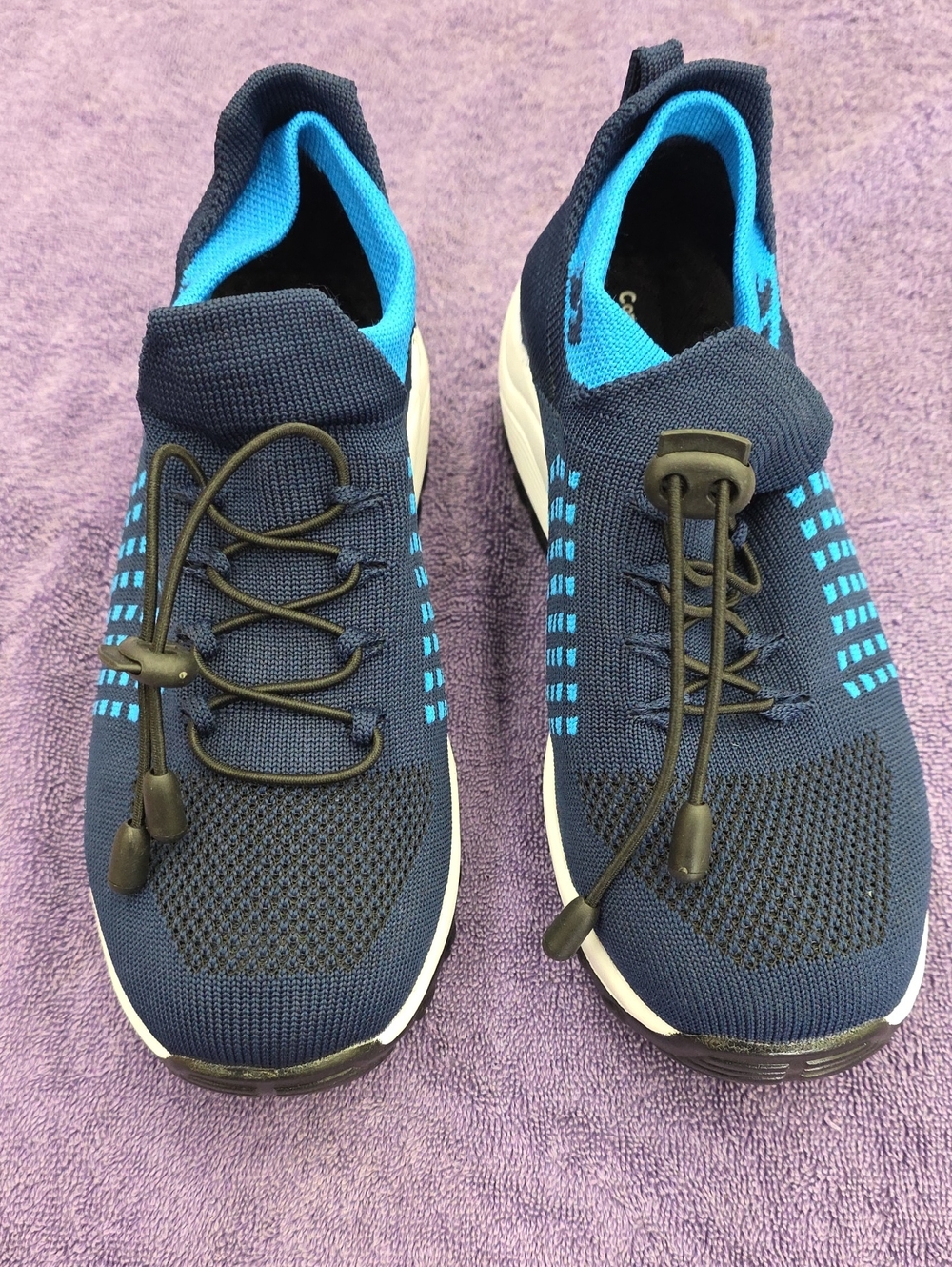 NWOT Comfort Wear Orthopedic  Women's Navy Blue Slip-On Sneakers
